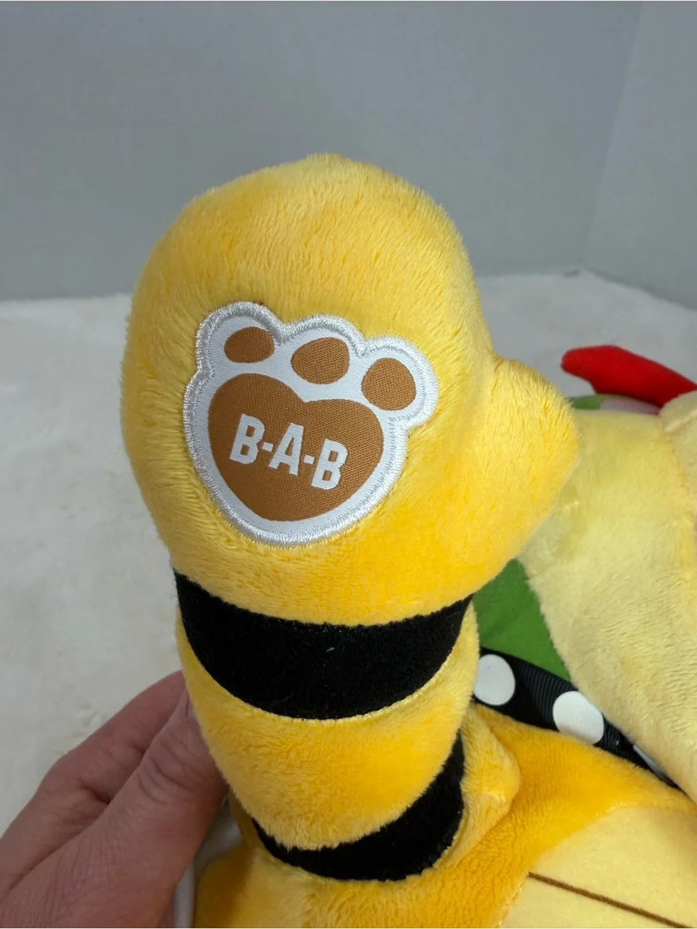 Build-A-Bear Super Mario Bowser King Koopa Nintendo Plush Stuffed Animal Toy 17”